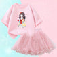 Modern Elegant Little Girl Figurine Style Girls Dresses / Ruchi