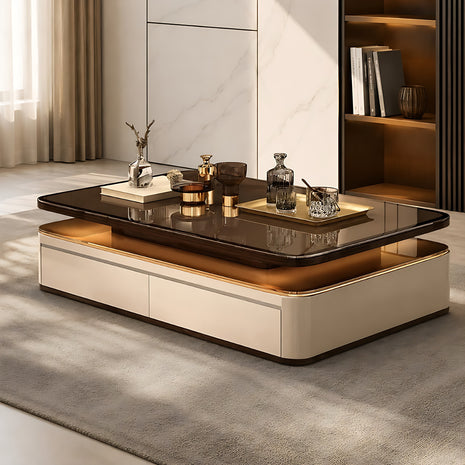 Modern Wood Table Top Coffee Table / Ruchi