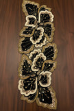 Handwoven Beaded Fabric Table Runner
