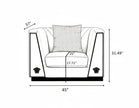 Royal Comfort Logo Designed 1-2-3 Fabric Sofa Set