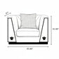 Royal Comfort Logo Designed 1-2-3 Fabric Sofa Set / Ruchi