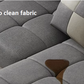 Modish U-Shape Fabric Sofa