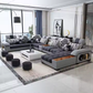 Modish U-Shape Fabric Sofa