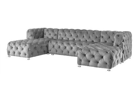 Classical Velvet Upholstery Sectional Sofa / Ruchi