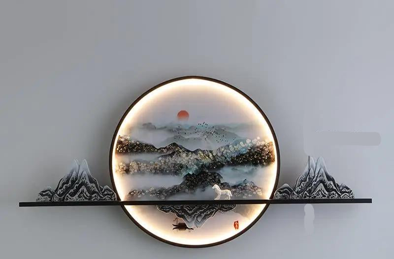 Mountain Valley LED Mural Wall Lamp