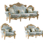 Liville Floral Fabric European Sofa Set / Ruchi