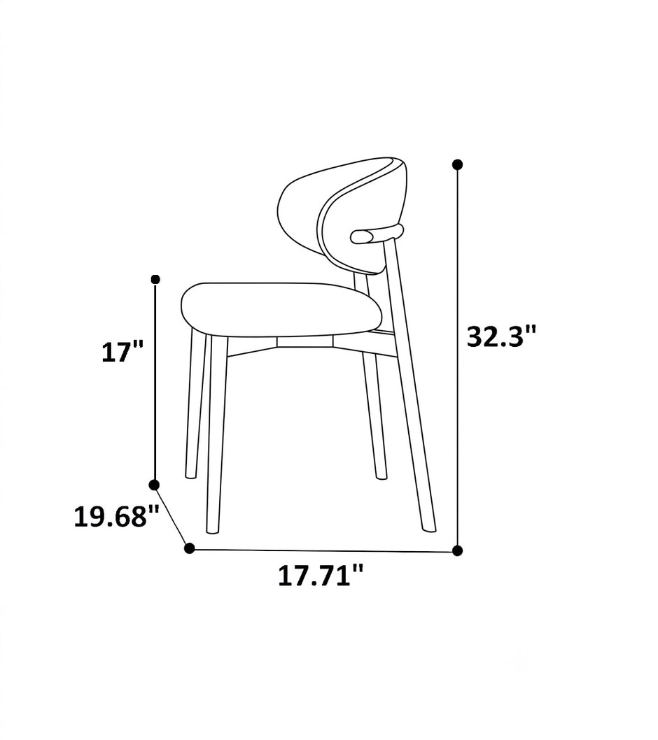 Minimalist Rectangular Marble Top Dining Table Set / Ruchi
