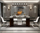 Marble Top Rectangular Dining Table Set / Ruchi