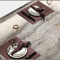 Marble Top Rectangular Dining Table / Ruchi