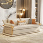 Modern Leather Upholstery Sectional Sofa Set / Ruchi