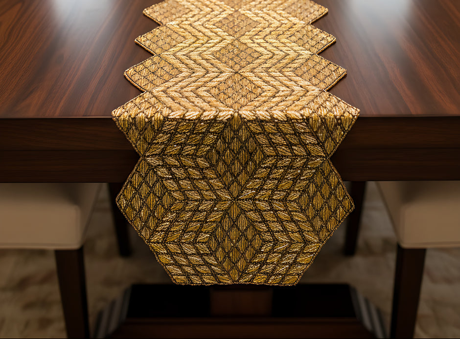 Intricately Crafted Colorful Beaded Runner / Ruchi
