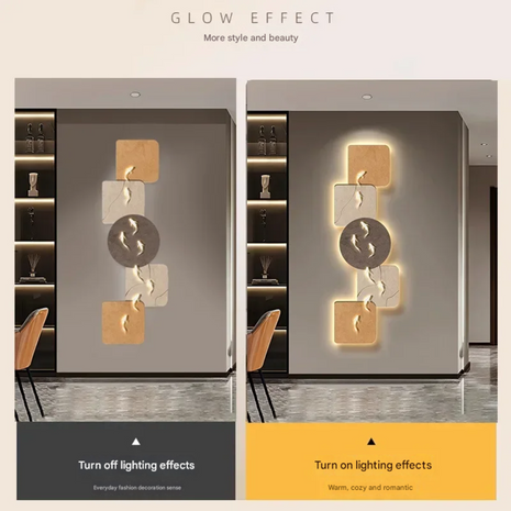 Modern LED Wall Lamp Painting For Corridor