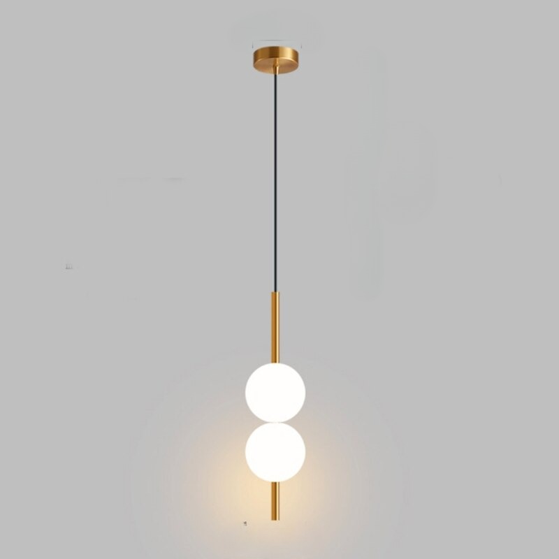 Elegant Glass Ball Design Hanging Lamp LED Pendant Light / Ruchi