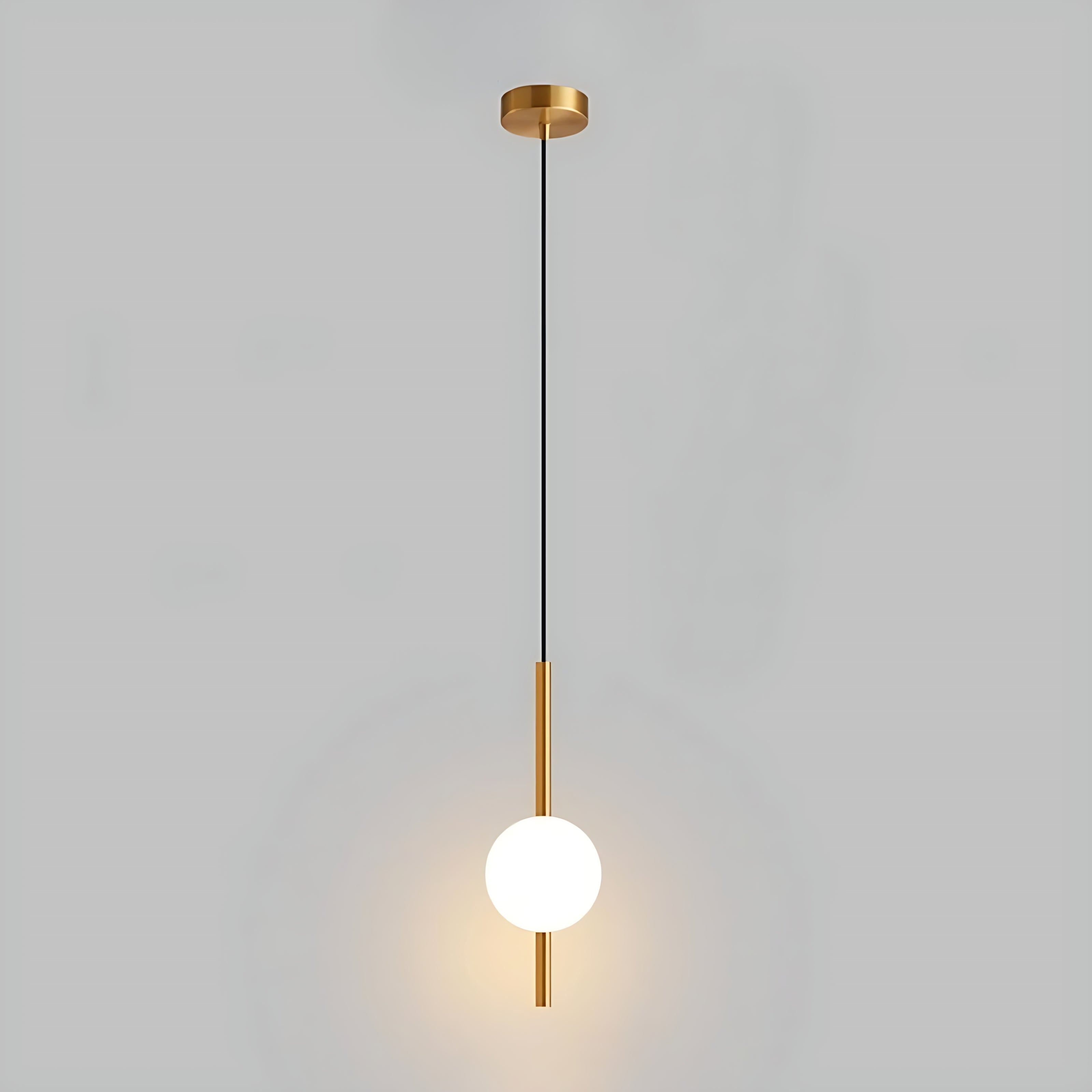 Round Glass Ball LED Pendant Light / Ruchi