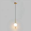 Round Glass Ball LED Pendant Light / Ruchi