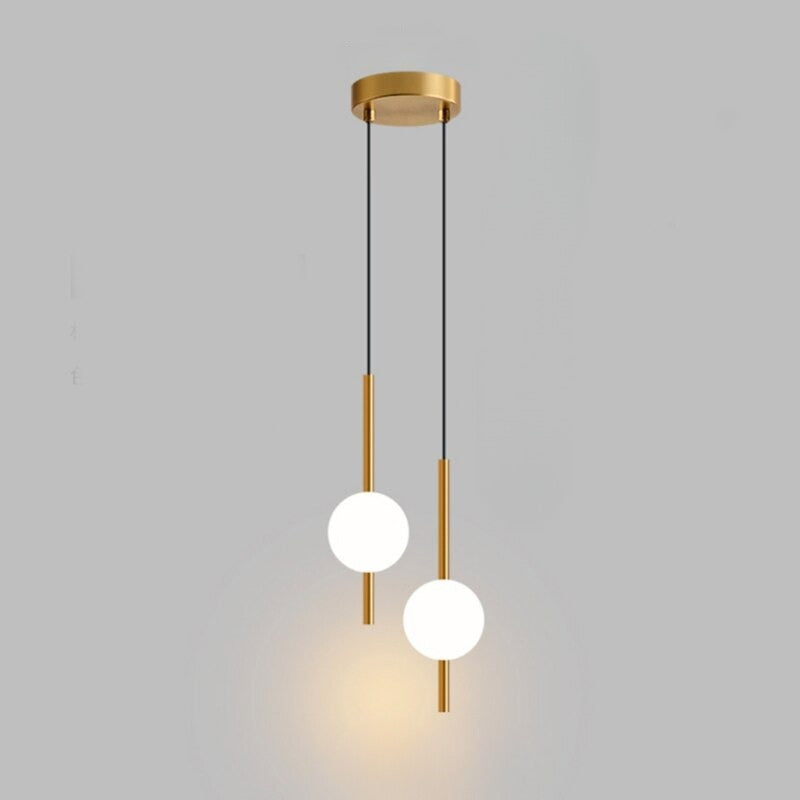 Elegant Glass Ball Design Hanging Lamp LED Pendant Light / Ruchi