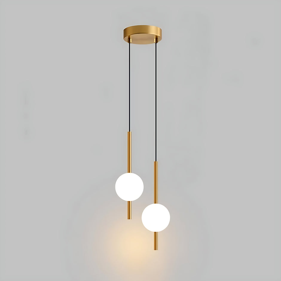 Round Glass Ball LED Pendant Light / Ruchi