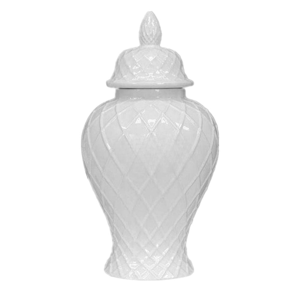 Ceramic Ginger Jar Vase With Lid / Ruchi