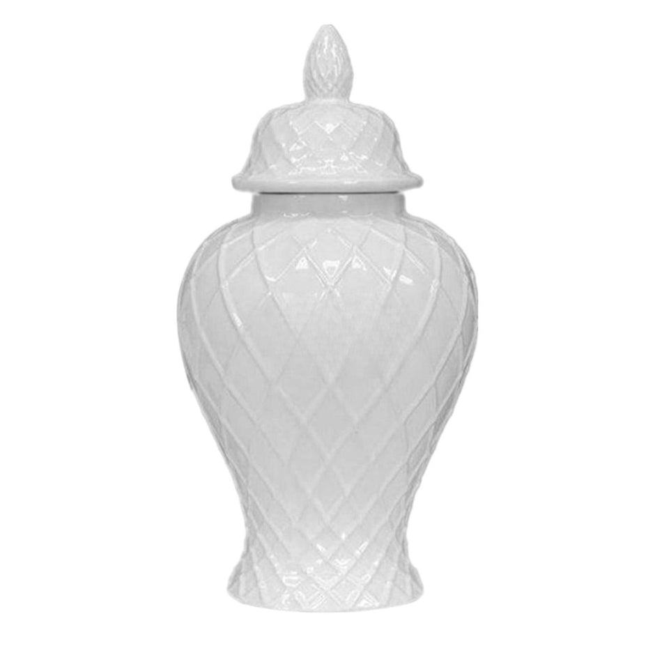 Ceramic Ginger Jar Vase With Lid / Ruchi