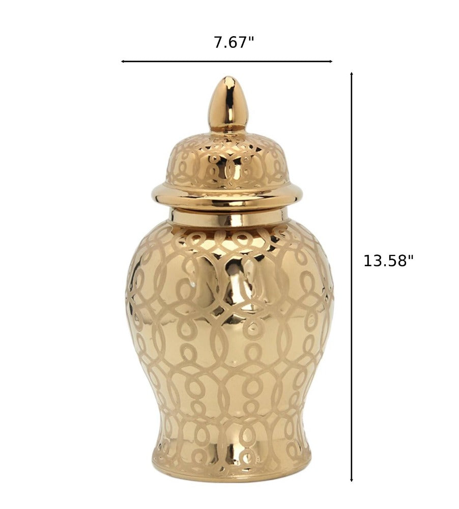 Exquisite Ceramic Ginger Jar Vase / Ruchi
