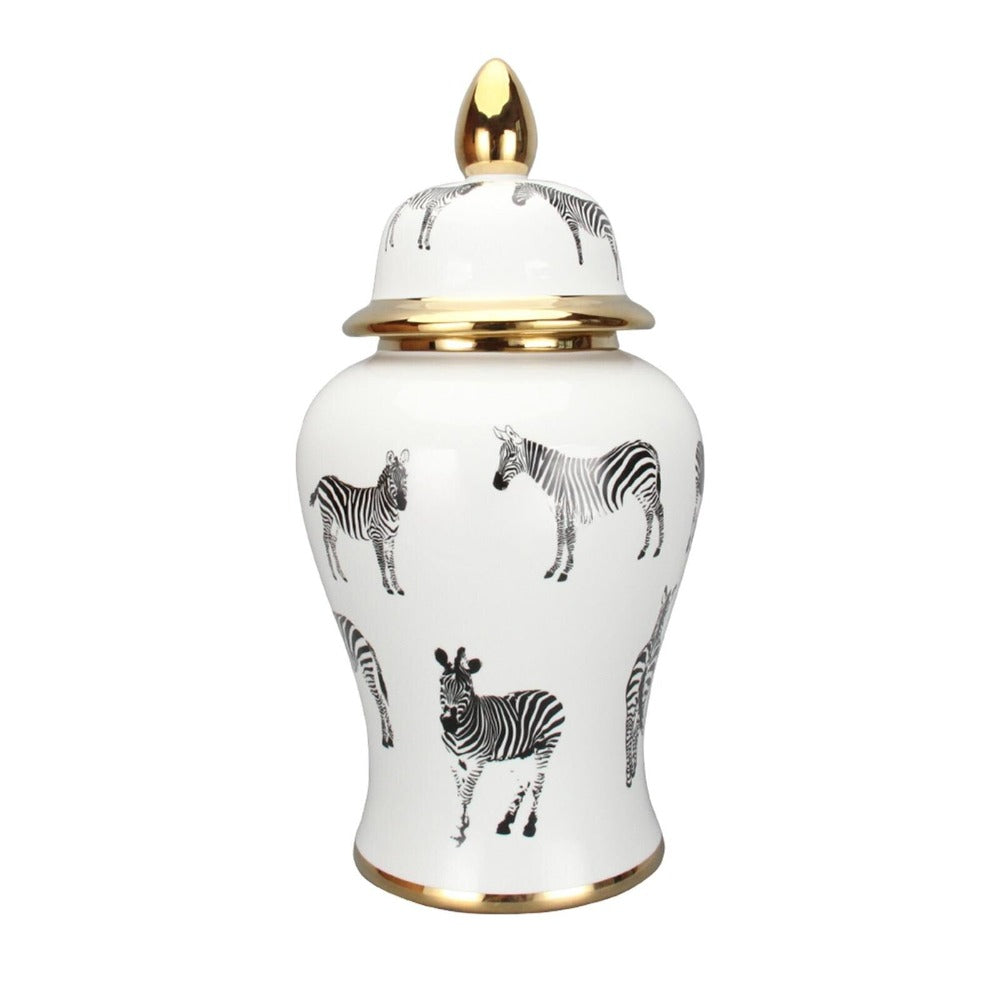 Ceramic Ginger Jar Vase With Lid / Ruchi