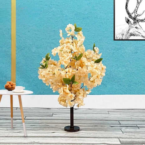 Artificial Silk Petals Cherry Tree For Home Decor / Ruchi