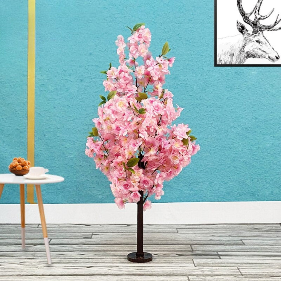 Artificial Silk Petals Cherry Tree For Home Decor / Ruchi
