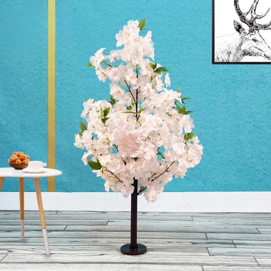 Artificial Silk Petals Cherry Tree For Home Decor / Ruchi