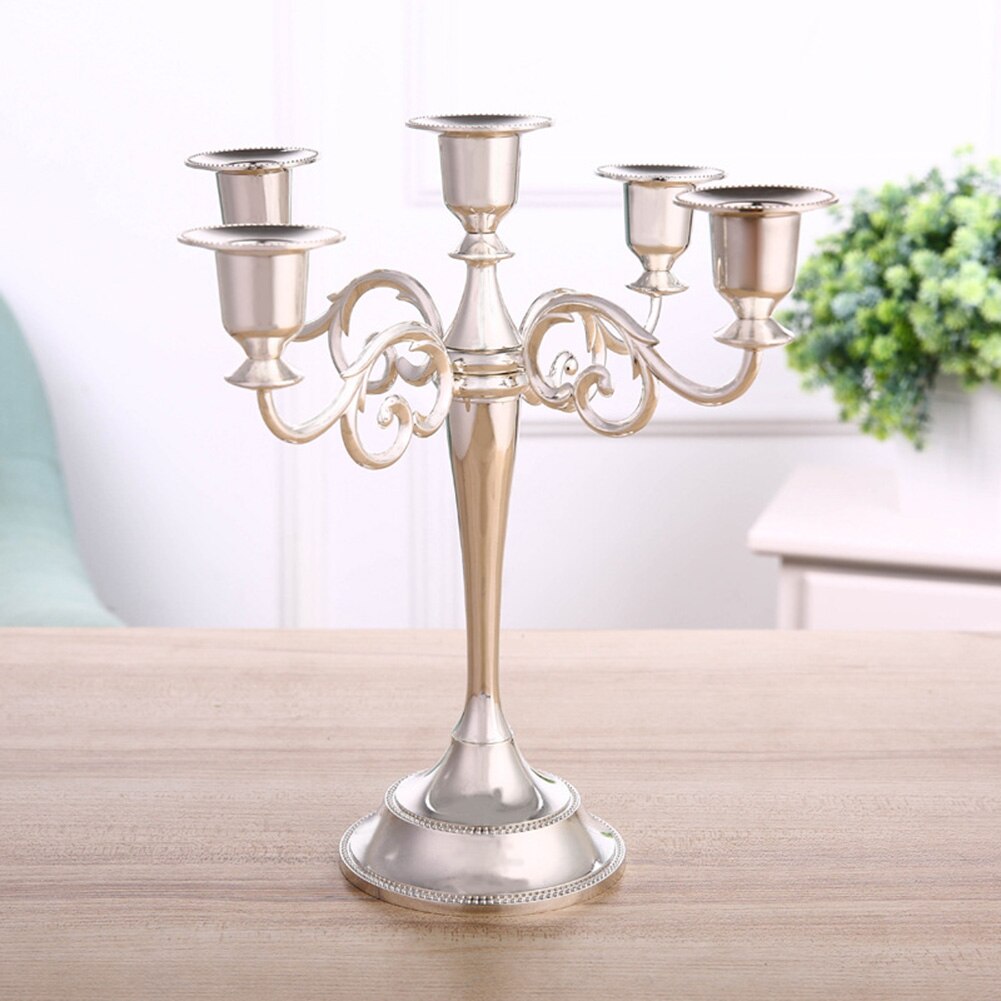 Retro Style Metal Candlestick Candle Holder For Home Decor / Ruchi