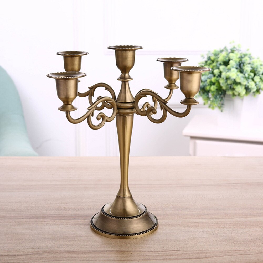 Retro Style Metal Candlestick Candle Holder For Home Decor / Ruchi