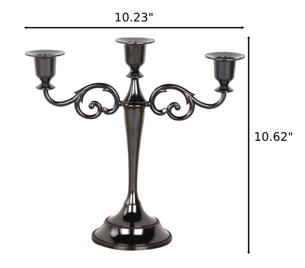Retro Style Metal Candlestick Candle Holder For Home Decor / Ruchi