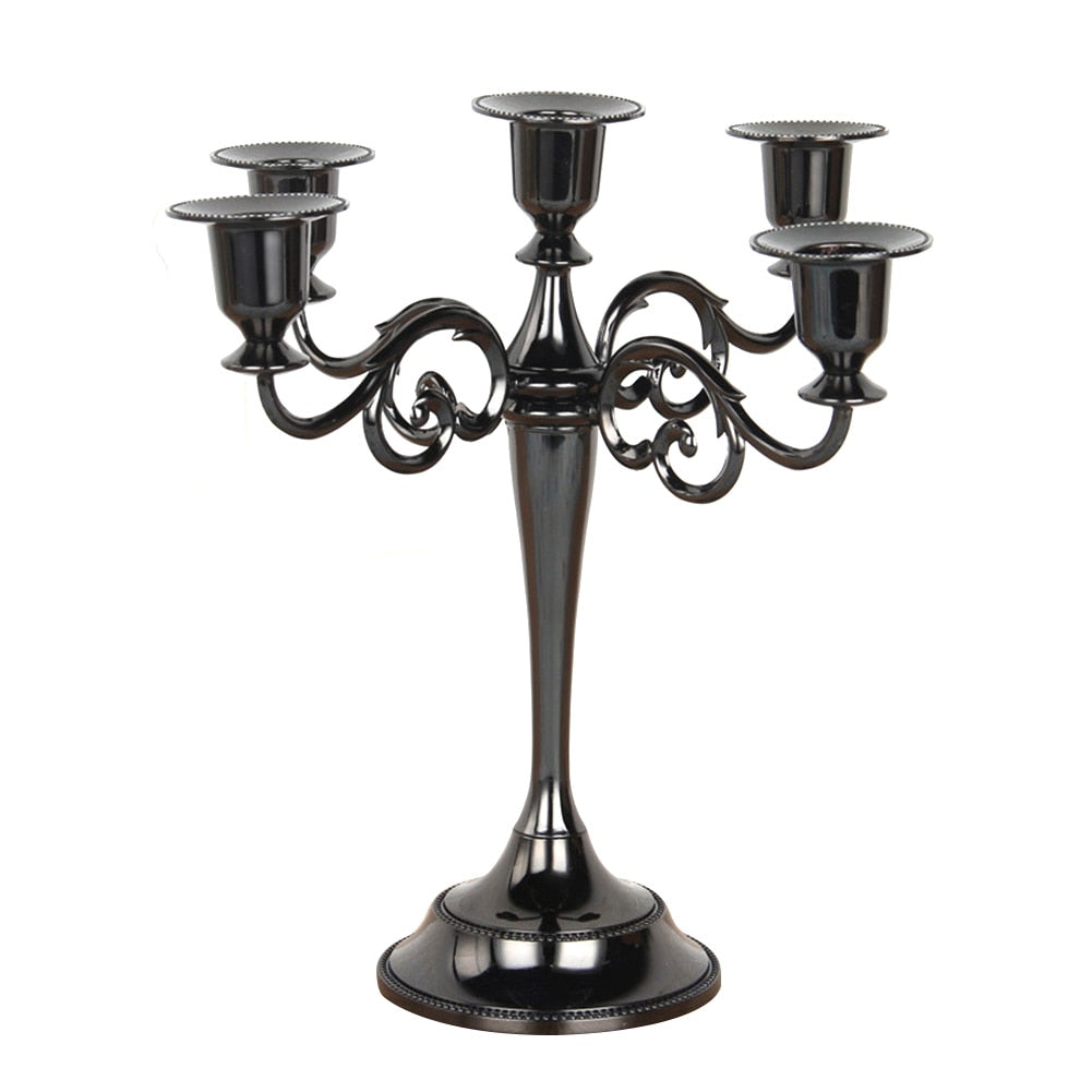 Retro Style Metal Candlestick Candle Holder For Home Decor / Ruchi