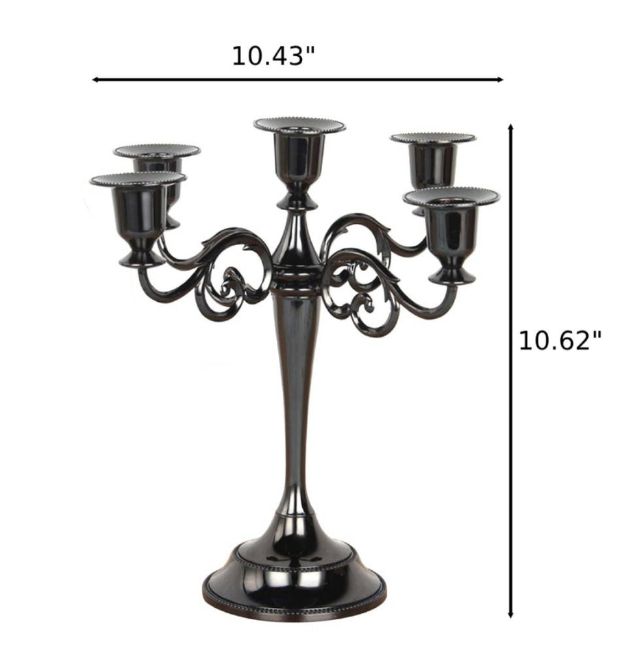 Retro Style Metal Candlestick Candle Holder For Home Decor / Ruchi