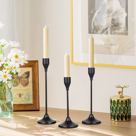 Decorative Metal Candle Holder Set Of 3 / Ruchi
