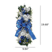 Artificial Stairway Christmas Wreath With LED Lights / Ruchi