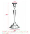 Vintage Metal Candle Holder Pillar / Ruchi