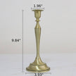 Vintage Metal Candle Holder Pillar / Ruchi