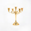 Vintage Metal Candle Holder Pillar / Ruchi