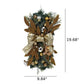 Artificial Berry Pine Garland Christmas Wreath For Stairway Decoration / Ruchi