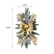 Artificial Stairway Christmas Wreath With LED Lights / Ruchi