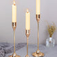 3 Pieces Trumpet Cup Shaped Metal Candle Holder / Ruchi