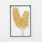 Captivating Leaf Inspired Golden Metal Wall Hanging / Ruchi