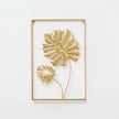 Modern Golden Design Metal Wall Art / Ruchi