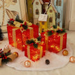 Christmas Gift Box Decorations Set With LED
