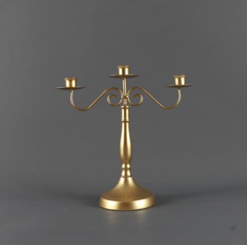 European Style Metal Candlestick Candle Holder / Ruchi