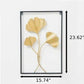 Enchanting Leaf Articraft Golden Metal Wall Hanging / Ruchi