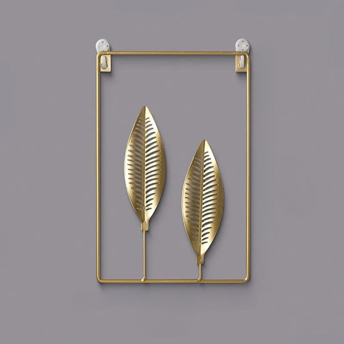 Golden Metal Wall Hanging For Bedroom / Ruchi