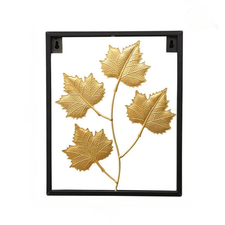Golden Metal Wall Hanging For Bedroom / Ruchi