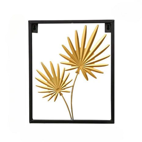 Golden Metal Wall Hanging For Bedroom / Ruchi