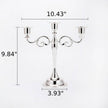 Vintage Metal Candle Holder Pillar / Ruchi